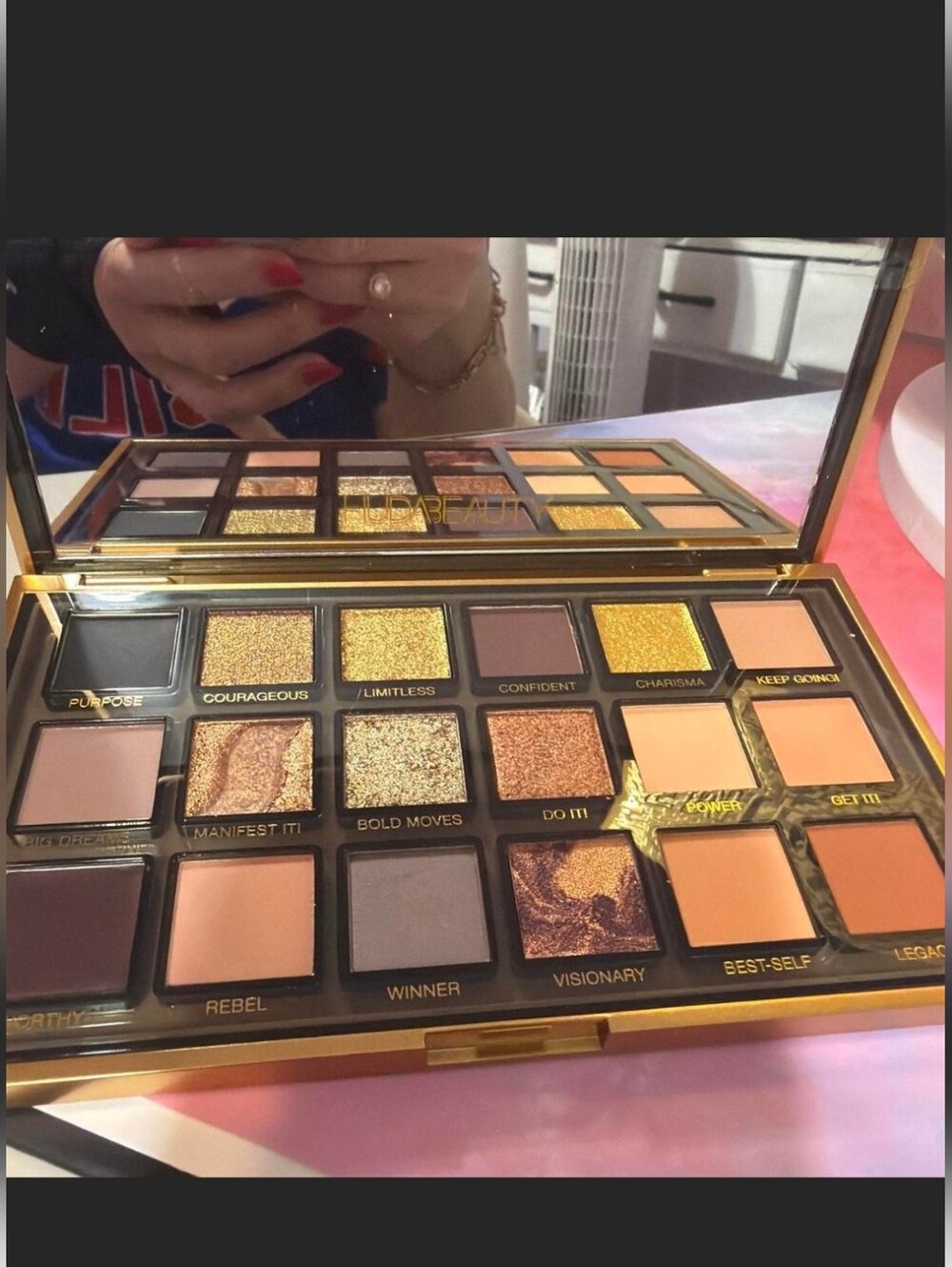 Huda Beaury EM(POWER)ED Eyeshadow Palette (NIB)